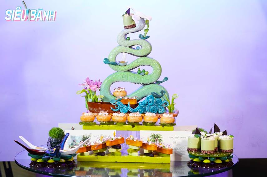 Bánh Hột vịt lộn và tuyệt tác sông Mê Kông gây chấn động chung kết Siêu bánh mùa 2 - Ảnh 3 Bánh Hột vịt lộn và tuyệt tác sông Mê Kông gây chấn động chung kết Siêu bánh mùa 2 - Ảnh 3