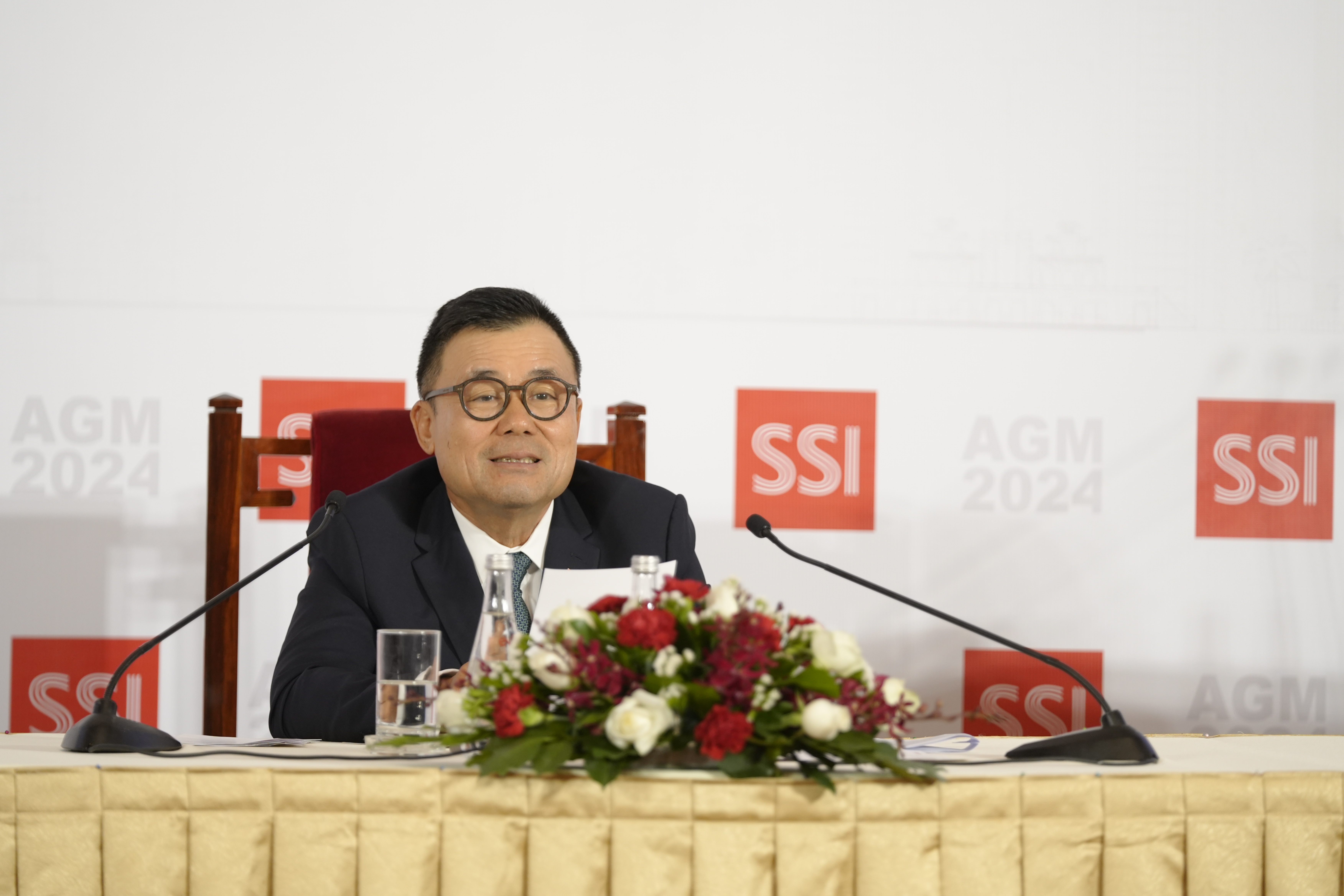 &Ocirc;ng Nguyễn Duy Hưng, Chủ tịch HĐQT SSI tại ĐHĐCĐ 2024.
