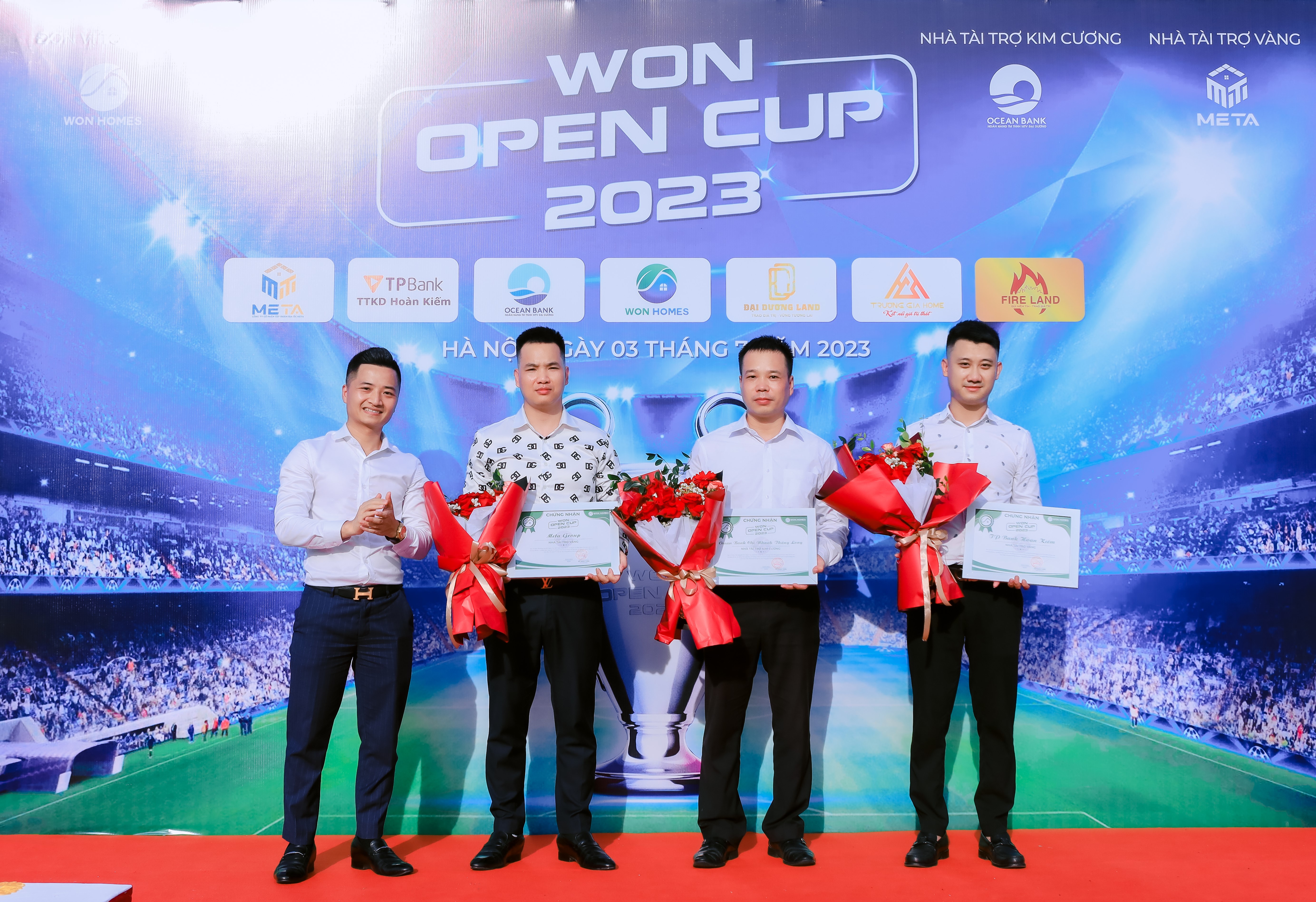 C&aacute;c nh&agrave; t&agrave;i trợ giải b&oacute;ng đ&aacute; Won Open Cup 2023