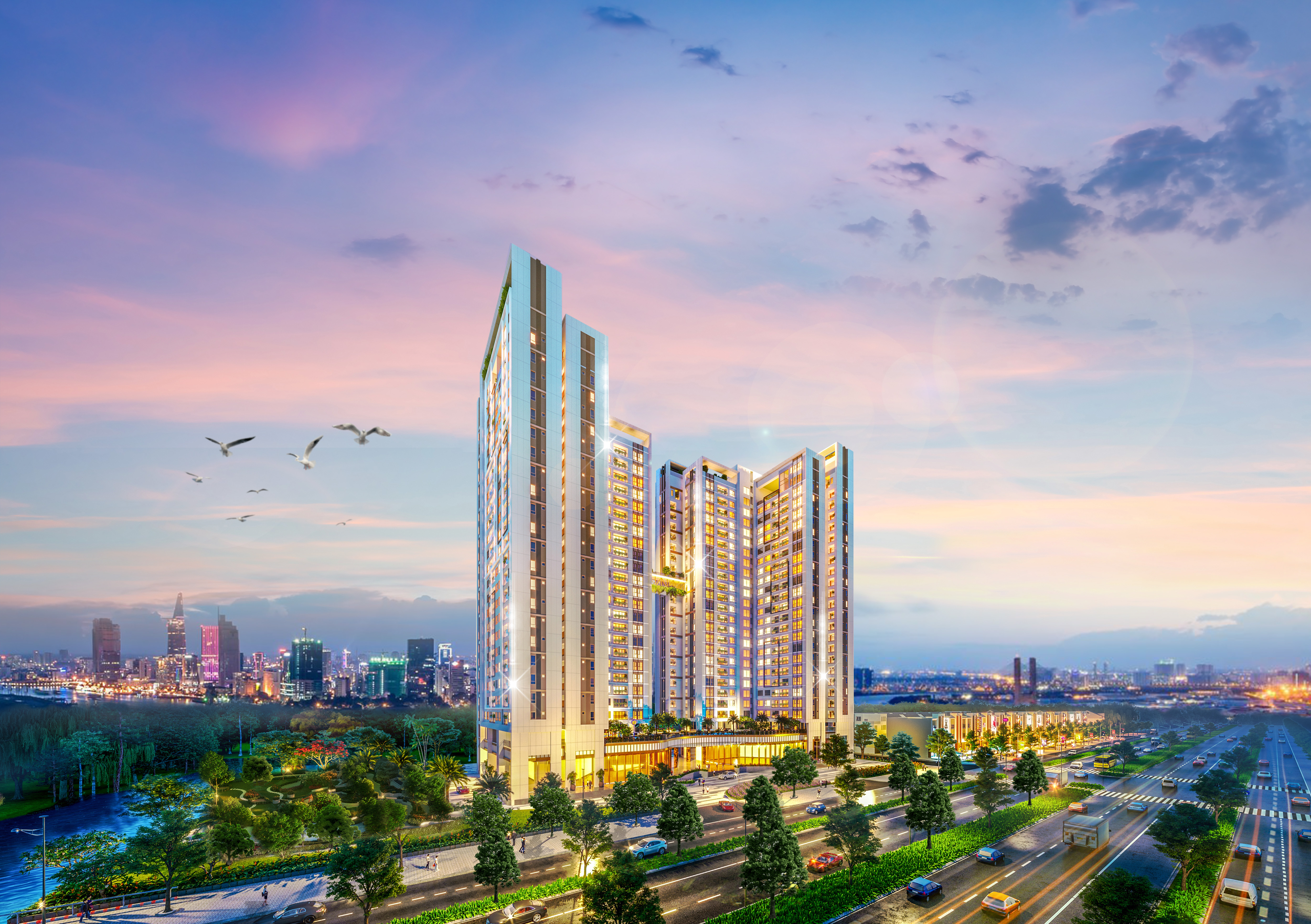 Dự &aacute;n Essensia Sky khu Nam S&agrave;i G&ograve;n sẽ bổ sung hơn 400 căn hộ v&agrave; penthouse, trong bối cảnh TP HCM &iacute;t nguồn cung, nhu cầu cao. Ảnh: PL &nbsp;