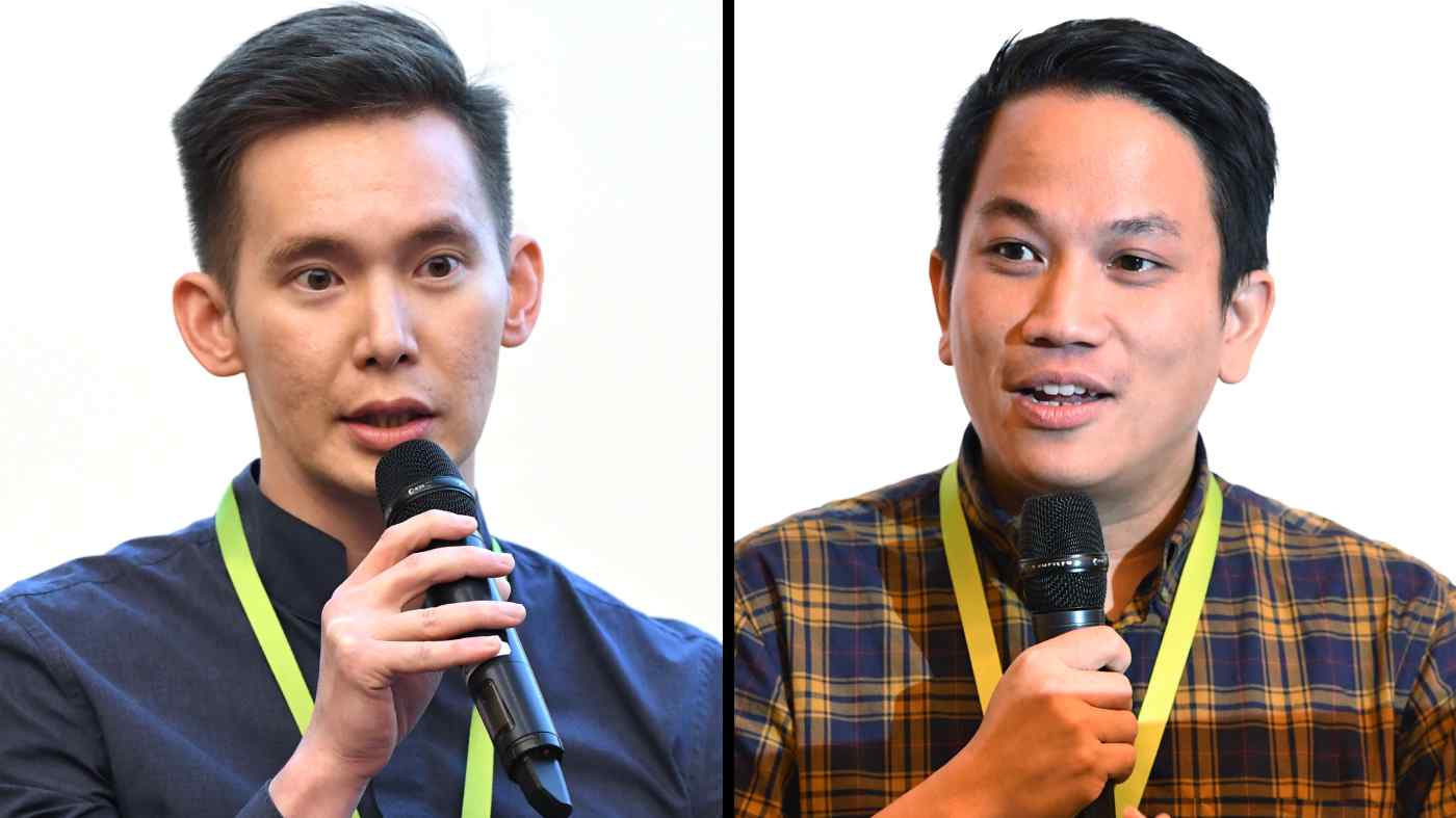 Gi&aacute;m đốc điều h&agrave;nh của GoTo Group l&agrave; Patrick Cao (tr&aacute;i) v&agrave; Andre Soelistyo (phải).