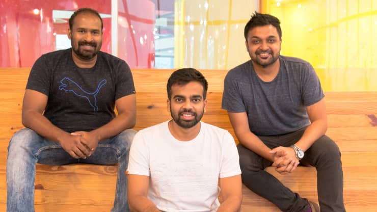 Sameer Mhatre, Nischal Shetty và Siddharth Menon, những người sáng lập sàn giao dịch tiền điện tử Ấn Độ WazirX. Sameer Mhatre, Nischal Shetty và Siddharth Menon, những người sáng lập sàn giao dịch tiền điện tử Ấn Độ WazirX.