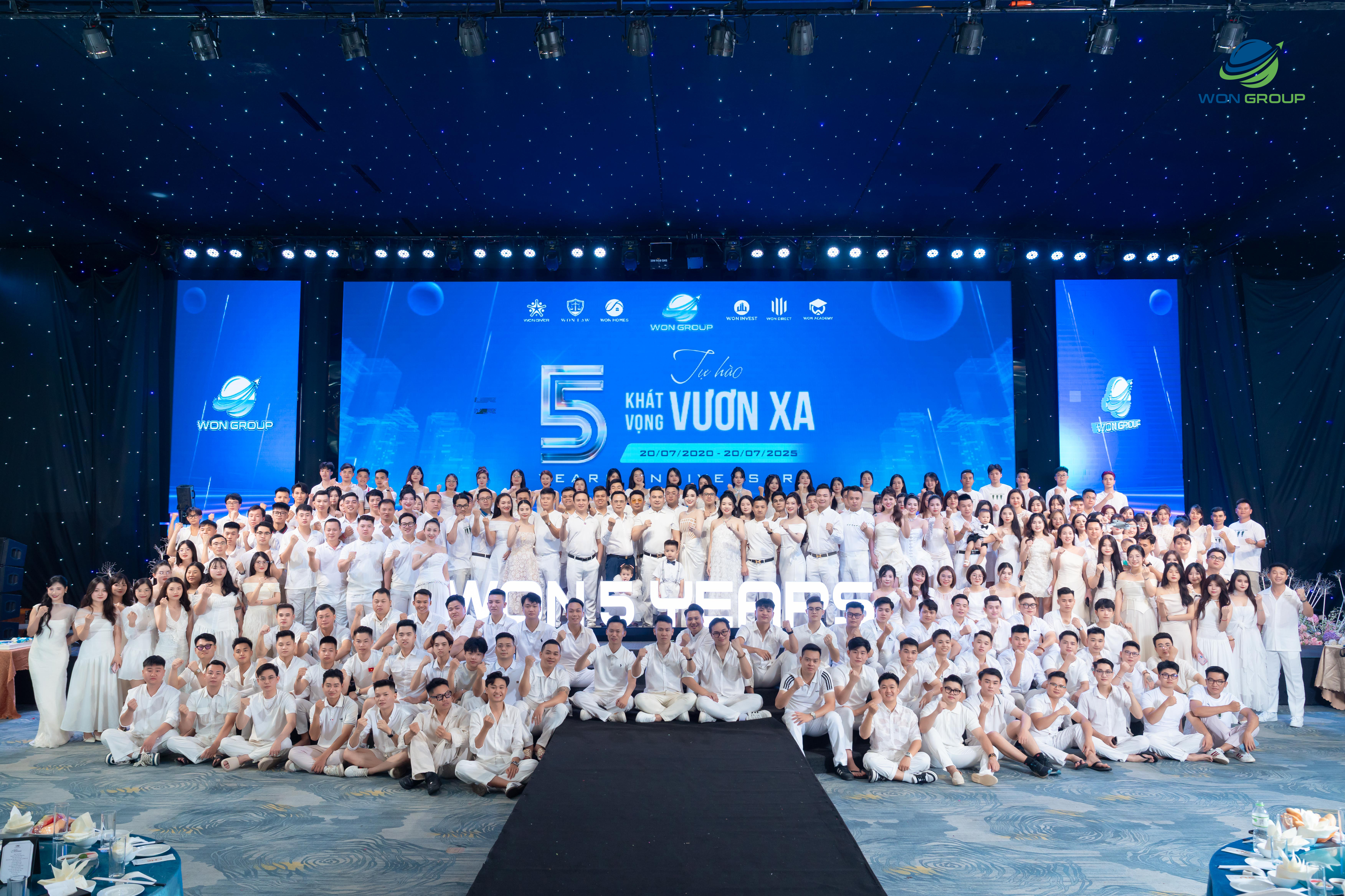 Tập thể Won Group mừng kỉ niệm 5 năm th&agrave;nh lập, khoảnh khắc đ&aacute;nh dấu h&agrave;nh tr&igrave;nh đ&aacute;ng nhớ