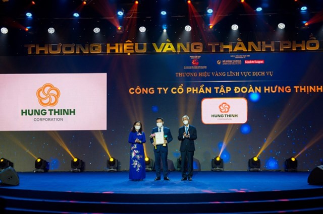 Tập đo&#224;n Hưng Thịnh nhận giải Thương hiệu v&#224;ng TP.HCM 2021 - Ảnh 1