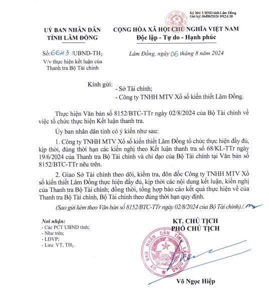 Thanh tra Bộ T&#224;i ch&#237;nh &#39;điểm t&#234;n&#39; nhiều vi phạm, Xổ số Kiến thiết L&#226;m Đồng đang kinh doanh ra sao? - Ảnh 1