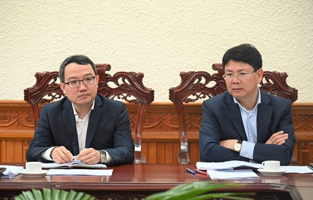 Thứ trưởng Nguyễn Thanh Tịnh kết luận tại buổi l&agrave;m việc