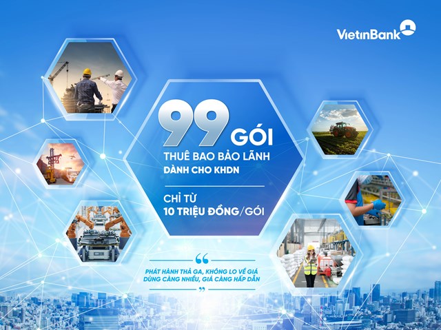 Combo si&#234;u ưu đ&#227;i cho doanh nghiệp với 99 g&#243;i Thu&#234; bao bảo l&#227;nh từ VietinBank - Ảnh 1