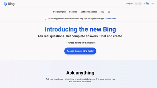 Bing AI - phần mềm được xem th&#244;ng minh hơn cả ChatGPT - Ảnh 2