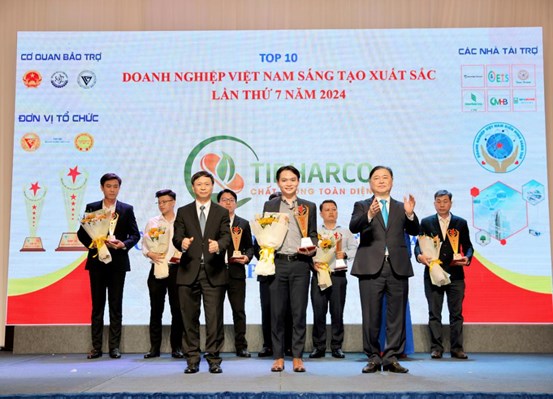 Tipharco v&#224;o Top 10 Doanh nghiệp Việt Nam điển h&#236;nh s&#225;ng tạo lần thứ 7 năm 2024 - Ảnh 1