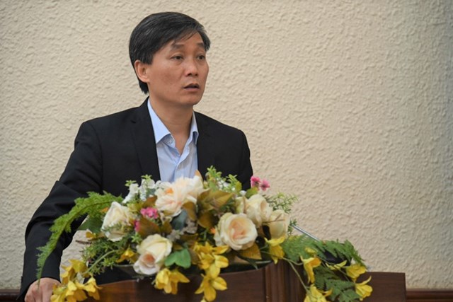 Thứ trưởng Nguyễn Kh&aacute;nh Ngọc ph&aacute;t biểu khai mạc Hội nghị