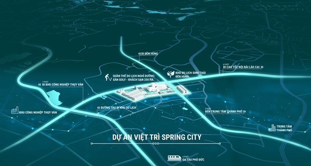 Việt Tr&igrave; Spring City với khả năng kết nối vượt trội được v&iacute; như &ldquo;tr&aacute;i tim mới&rdquo; của TP Việt Tr&igrave; &nbsp;