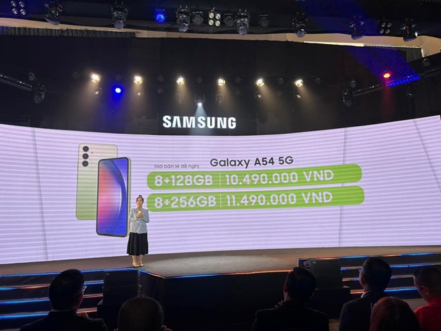 Cận cảnh Samsung ra mắt Galaxy A54 5G v&#224; Galaxy A34 5G tại Việt Nam - Ảnh 7