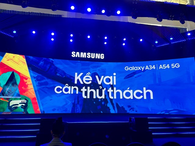 Cận cảnh Samsung ra mắt Galaxy A54 5G v&#224; Galaxy A34 5G tại Việt Nam - Ảnh 1