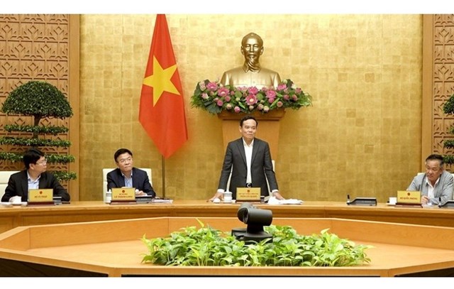 Ph&oacute; Thủ tướng Ch&iacute;nh phủ Trần Lưu Quang - Chủ tịch Hội đồng phối hợp PBGDPL Trung ương kết luận Phi&ecirc;n họp.