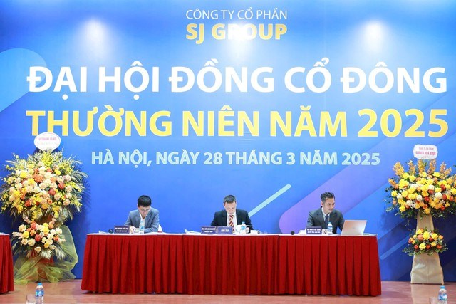 Công ty cổ phần SJ Group tổ chức Đại hội đồng cổ đông (ĐHĐCĐ) thường niên năm 2025.