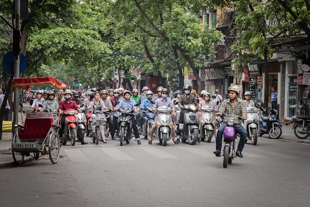 Xe m&aacute;y l&agrave; phương tiện di chuyển được đại đa số người d&acirc;n Việt Nam lựa chọn. Ảnh: FE CREDIT.