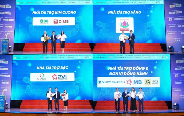 Ban tổ chức vinh danh c&aacute;c Nh&agrave; t&agrave;i trợ Chương tr&igrave;nh &nbsp;