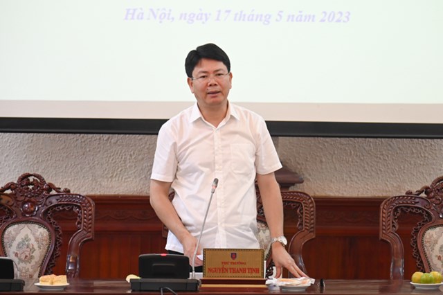 Thứ trưởng Nguyễn Thanh Tịnh ph&aacute;t biểu kết luận Tọa đ&agrave;m.