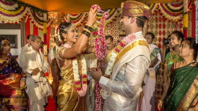 Đ&aacute;m cưới tại Ấn Độ.