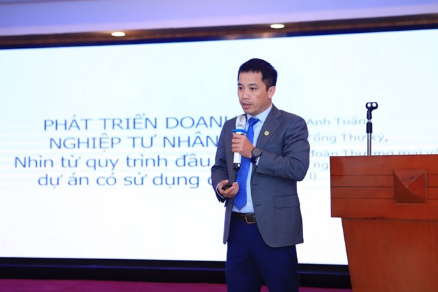 &ocirc;ng Đậu Anh Tuấn, Ph&oacute; Tổng Thư k&yacute;, Trưởng ban Ph&aacute;p chế Li&ecirc;n đo&agrave;n Thương mại v&agrave; C&ocirc;ng nghiệp Việt Nam (VCCI)