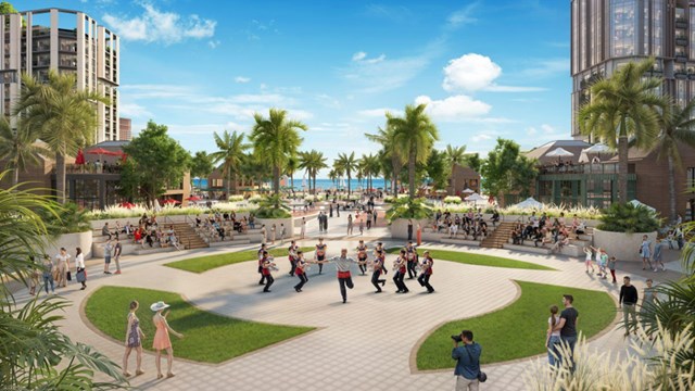 Cư d&acirc;n nh&agrave; phố Xanh Boutique dễ d&agrave;ng tiếp cận chuỗi tiện &iacute;ch cao cấp tr&ecirc;n to&agrave;n dự &aacute;n (Ảnh: Sun Property) &nbsp;