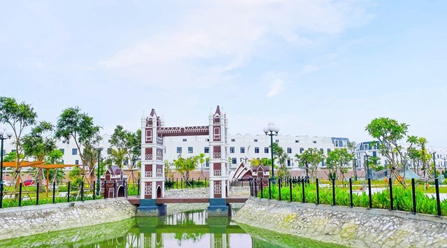 Một g&oacute;c c&ocirc;ng vi&ecirc;n Năm Ch&acirc;u thuộc dự &aacute;n TNR Stars Diễn Ch&acirc;u do TNG Realty quản l&yacute; v&agrave; ph&aacute;t triển &nbsp;