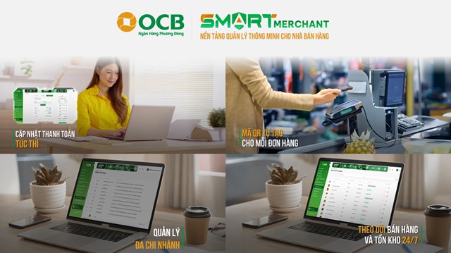Nền tảng OCB Smart Merchant c&ograve;n t&iacute;ch hợp c&aacute;c c&ocirc;ng cụ quản l&yacute; t&agrave;i ch&iacute;nh chuy&ecirc;n s&acirc;u &nbsp;