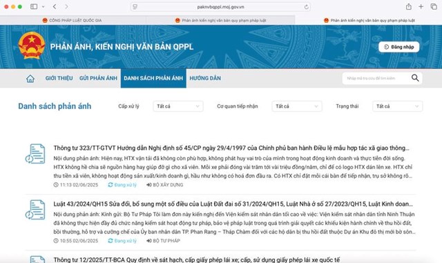 Hướng dẫn sử dụng Cổng Ph&#225;p luật quốc gia - Ảnh 3