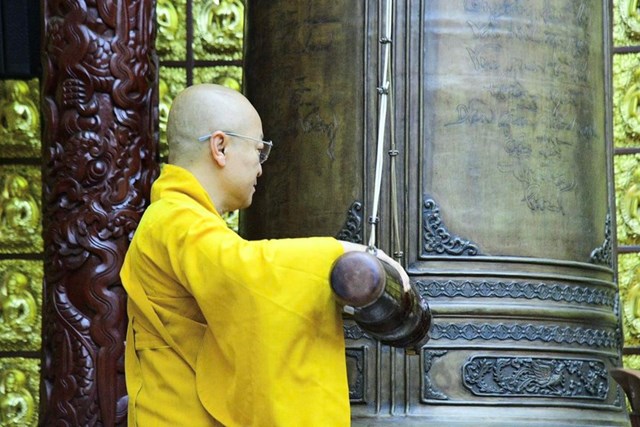 Ghi nhận tại Ch&ugrave;a Gi&aacute;c Ngộ - TP HCM (Ảnh: Thượng tọa Th&iacute;ch Nhật Từ)