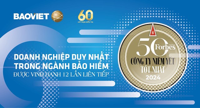 Bảo Việt - doanh nghiệp bảo hiểm duy nhất 12 năm li&#234;n tiếp được vinh danh“Danh s&#225;ch 50 c&#244;ng ty ni&#234;m yết tốt nhất Việt Nam” - Ảnh 1