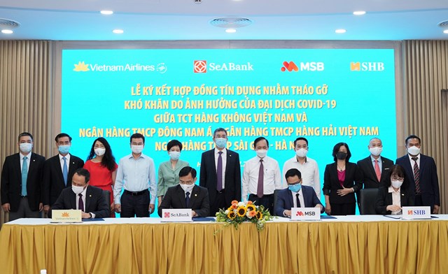 Vietnam Airlines được giải ng&#226;n g&#243;i vay 4.000 tỷ đồng nhằm th&#225;o gỡ kh&#243; khăn do dịch Covid-19 - Ảnh 1