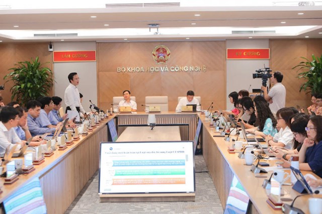 Quang cảnh họp báo. (Ảnh: Bộ KH&CN)