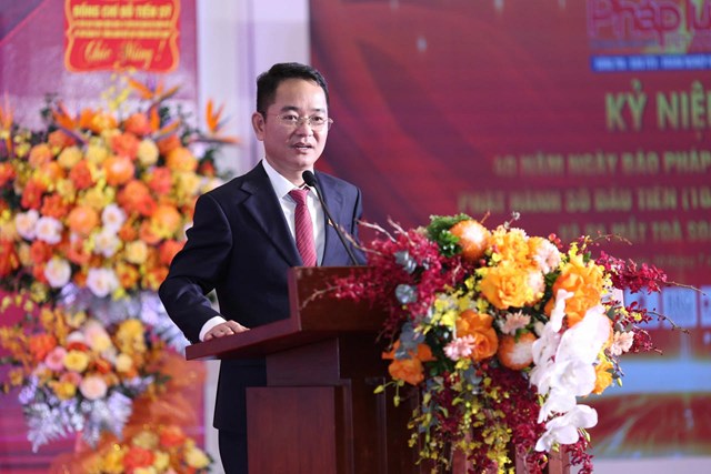Tiến sĩ Vũ Hoài Nam - Bí thư Đảng ủy - Tổng biên tập Báo Pháp luật Việt Nam
