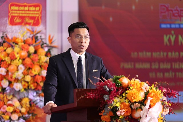 Nh&agrave; b&aacute;o Nguyễn Sỹ Hồng &ndash; B&iacute; thư Đo&agrave;n Thanh ni&ecirc;n, Ph&oacute; Trưởng ban Kinh tế - Doanh nh&acirc;n, B&aacute;o Ph&aacute;p luật Việt Nam
