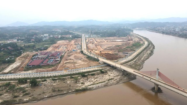 Dự &aacute;n Y&ecirc;n B&aacute;i Riverside c&oacute; tổng mức đầu tư gần 1.000 tỷ đồng được hởi c&ocirc;ng từ th&aacute;ng 3/2024. Ảnh: Đức Tuyển.