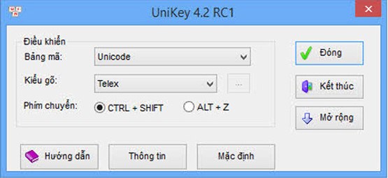 Phần mềm UniKey