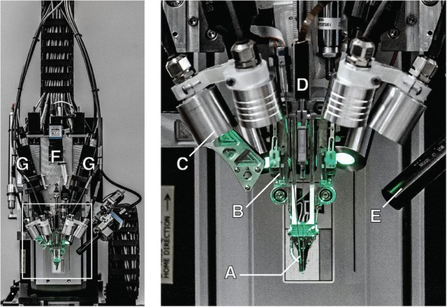 C&aacute;nh tay robot phẫu thuật thần kinh được Neuralink ph&aacute;t triển ri&ecirc;ng cho việc cấy chip