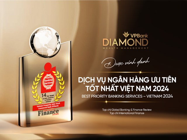 VPBank được vinh danh giải thưởng “Dịch vụ ng&#226;n h&#224;ng ưu ti&#234;n tốt nhất Việt Nam” - Ảnh 1