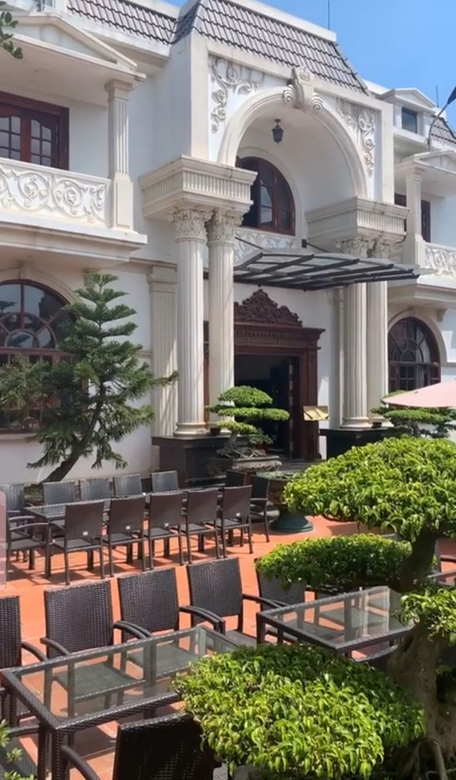 Biệt thự vườn được đại gia Nam Định sử dụng kinh doanh nh&agrave; h&agrave;ng ẩm thực.