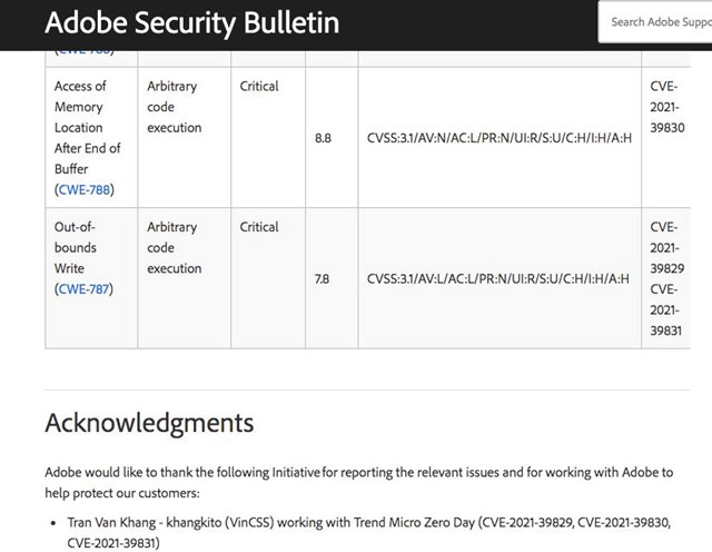 Chuy&#234;n gia Việt ph&#225;t hiện 6 lỗ hổng bảo mật nghi&#234;m trọng của Microsoft, Adobe  - Ảnh 2
