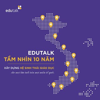 Tầm nh&igrave;n 10 năm của Edutalk &nbsp;