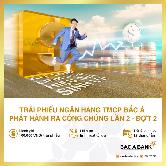 BAC A BANK ph&#225;t h&#224;nh 15 triệu tr&#225;i phiếu đ&#225;p ứng nhu cầu thị trường cuối năm - Ảnh 1