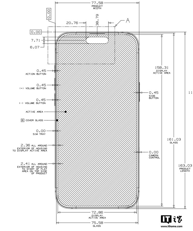 K&iacute;ch thước của iPhone 16 Pro Max