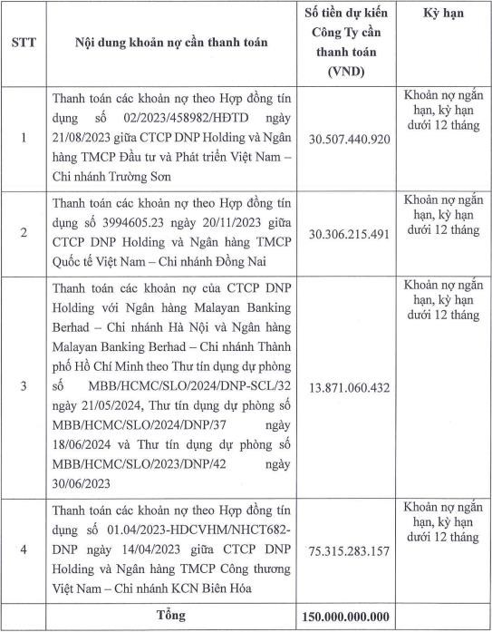 DNP Holding (DNP) huy động 150 tỷ đồng tr&#225;i phiếu để cơ cấu nợ tại c&#225;c ng&#226;n h&#224;ng - Ảnh 1