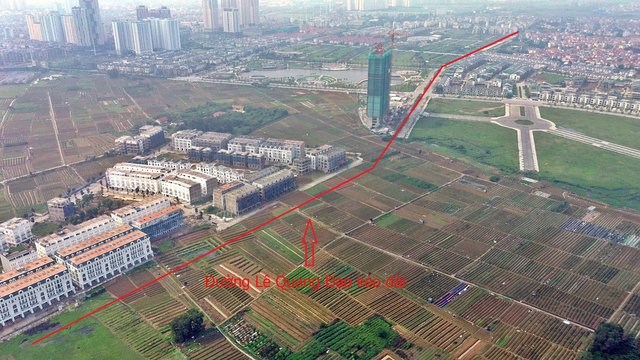 Quy m&ocirc; tuyến đường L&ecirc; Quang Đạo k&eacute;o d&agrave;i c&oacute; chiều d&agrave;i khoảng 2.673m.