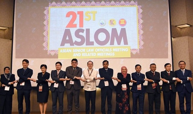Bộ Tư ph&#225;p tham dự Hội nghị Quan chức ph&#225;p luật cao cấp ASEAN (ASLOM) lần thứ 21 tại Manila, Phi-l&#237;p-pin - Ảnh 3