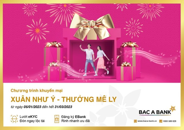 Đ&#243;n xu&#226;n như &#253; - nhận thưởng m&#234; ly c&#249;ng BAC A BANK - Ảnh 1