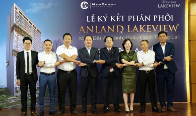 Lễ k&yacute; kết ph&acirc;n phối dự &aacute;n Anland Lakeview đ&atilde; diễn ra th&agrave;nh c&ocirc;ng tốt đẹp