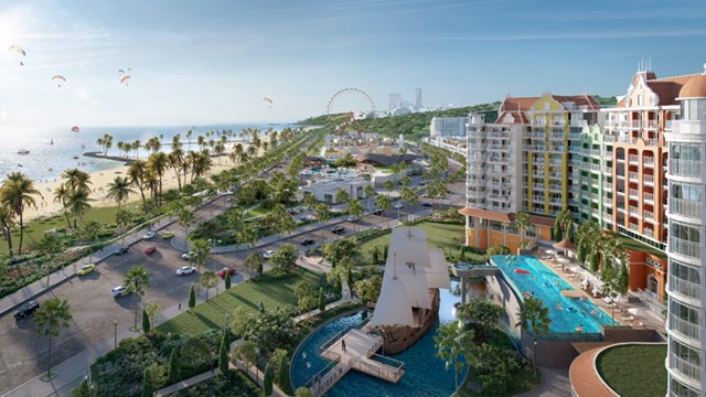 Phối cảnh Si&ecirc;u th&agrave;nh phố biển &ndash; du lịch &ndash; sức khỏe NovaWorld Phan Thiet quy m&ocirc; 1,000ha