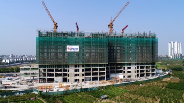 Anland Lakeview thi c&ocirc;ng đến tầng 12 v&agrave; dự kiến b&agrave;n giao nh&agrave; v&agrave;o qu&yacute; II/2021&nbsp;